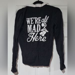 Disney Black and White Cardigan Sweater #6